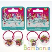 Акс-ры д/девочек ЭНЧЕНТИМАЛС резинки для волос с украш. фрукты, 2шт МИЛАЯ ЛЕДИ уп-10шт в кор.100уп | фото №0