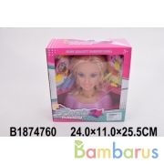 Кукла-манекен для создания причесок с аксесс. в кор. в кор.2*12шт | фото №0