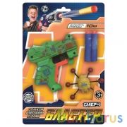 Бластер с мягкими пулями, жук на блистере ТМ "ИГРАЕМ ВМЕСТЕ" в кор.2*36шт | фото №0