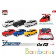 Машина металл. инерц. в ассорт в дисплее уп-12шт в кор.2*6уп | фото №0