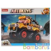 Конструктор пласт. машина с фигуркой, 149дет. в русс. кор. 23,7*18,9*4,5см в кор.60шт | фото №0