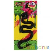 Игрушка лизун-липучка черная змея в пак. на карт. ИГРАЕМ ВМЕСТЕ уп-12шт в кор.15*5уп | фото №0