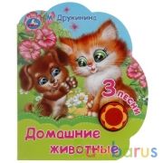 Домашние животные. Дружинина (1 кн.-ромашка 3 пес.) 170х205мм, 8стр Умка в кор.24шт | фото №0