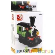 Конструктор пласт. паровоз 54дет. в кор. в кор.144шт | фото №0