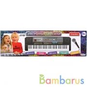 Пианино "электронный синтезатор" 49 клавиш, микрофон, кор.35,5*6*17см ИГРАЕМ ВМЕСТЕ в кор.2*18шт | фото №0