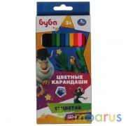 Цветные карандаши БУБА 12цв, шестигран Умка в кор.20*12шт | фото №0