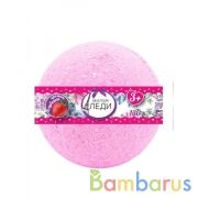 Бурлящий шар для ванны "сочная клубника", 130 г, МИЛАЯ ЛЕДИ в кор.20шт | фото №0