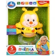 Развивающая игрушка "Колыбельная медведицы из м/ф Умка" пчелка, со светом в кор. Умка в кор.48шт | фото №0
