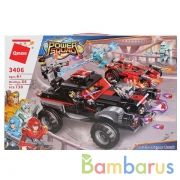 Конструктор пласт. машины с фигурками, 730дет. в кор. в кор.9шт | фото №0