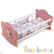 Кроватка для кукол "милый пони" деревянная 52 см КАРАПУЗ в кор.10шт | фото №0