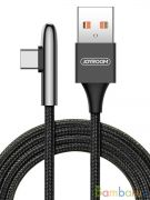 Дата-кабель Joyroom S-M98K Bullet Shape series 3A fast charge type-c cable 1.2M (Черный) | фото №0