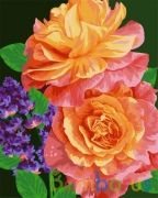 РИСОВАНИЕ ПО НОМЕРАМ НА ХОЛСТЕ, ЦВЕТА ЗАКАТА, РАЗМЕР 40*50 в кор.22шт | фото №0