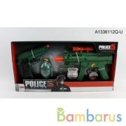 Оружие звуковое автомат свет+звук, пистолет, аксесс. в кор. в кор.2*18шт | фото №0