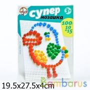 СУПЕР МОЗАИКА D10+15/100ЭЛ./5 ЦВЕТОВ в кор.16шт | фото №0