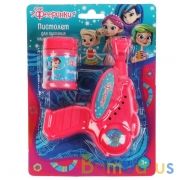 Пистолет д/пускания мыльных пузырей "ФЕЕРИНКИ" 50 мл,механич, блистер "ИГРАЕМ ВМЕСТЕ" в кор.2*108шт | фото №0