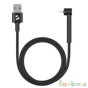 Дата-кабель Deppa Stand USB - 8-pin для Apple, подставка (Черный) | фото №0