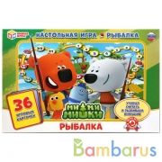 Настольная игра-ходилка Рыбалка. Ми-Ми-Мишки. С карточками (36 карточек) в кор. Умные игры в кор20шт | фото №0