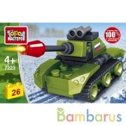 Конструктор ТАНК, 26 дет. Город мастеров в кор.2*120шт | фото №0
