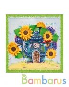 Набор для творчества мозаика из пайеток "Чаепитие в подсолнухах" в кор.6шт | фото №0