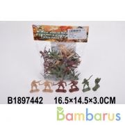 Набор солдатиков в пак. в кор.4*144шт | фото №0