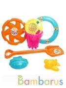 ИГРУШКА НАБОР ЛЕТНИЙ №3 МИЛЕДИ (ВЕДРО+СИТО+КОЛЬЦО+ЗВЕЗДА+2ФОРМОЧКИ+ЛОПАТА) ЛИЦ. 44 КОТЕНКА в кор.5шт | фото №0