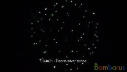 FD4071 RED TO SILVER STROBE | фото №0