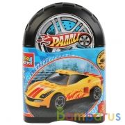 Конструктор "Город мастеров" ралли: спорткар с иннерцией, 32дет. в русс. кор. в кор.2*36шт | фото №0