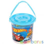 Набор тесто для лепки ХОТ ВИЛС 12 цв, 90 гр., 1 формочка+валик MultiArt в кор.4*36шт | фото №0