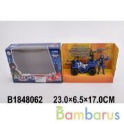 Набор военный мотоцикл с фигуркой и аксесс. ABC22-15 в кор. в кор.2*48шт | фото №0