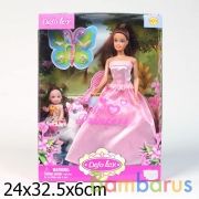 Набор из 2-х кукол (мама+дочка), с пони и аксесс., цвет в ассорт. в кор. в кор.2*18наб | фото №0