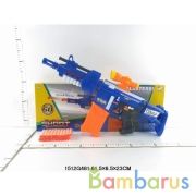 Оружие с мягкими пулями, на бат. со звуком, съемный прицел в кор. в кор.18шт | фото №0