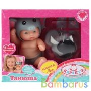 ПУПС ТМ КАРАПУЗ 13СМ, ТВЕРДОЕ ТЕЛО, ШАПОЧКИ СЛОНЕНКА И МЫШОНКА, МОЖНО КУПАТЬ В РУСС. КОР. в кор.48шт | фото №0