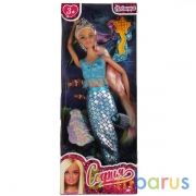 Кукла 29 см София русалка, радужные длинные волосы, расческа в комплекте ТМ "КАРАПУЗ" в кор.24шт | фото №0