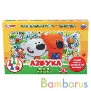 Настольная игра-ходилка Азбука. Ми-Ми-Мишки. в кор. Умные игры в кор.20шт | фото №0