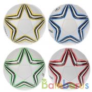 Мяч футбольный PVC, 1 слой, 260г в пак. в кор.100шт | фото №0