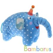 Игрушка мягкая Деревяшки, Слон Ду-Ду 20см, БЕЗ ЧИПА в пак. Мульти-пульти в кор.24шт | фото №0