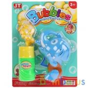 Пистолет мех. д/пускания мыльных пузырей Слоник, с раствором JT6050 на блистере в кор.2*90шт | фото №0