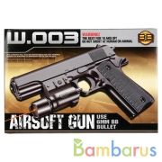 Пистолет с пульками W003A в кор. в кор.120шт | фото №0