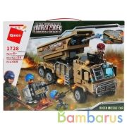 Конструктор пласт. военный, с фигурками, 409дет. в кор. в кор.12шт | фото №0