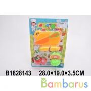 Набор овощей и фруктов для резки, в ассорт. на карт. в кор.2*96шт | фото №0