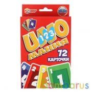 Карточки развивающие Unoмания (72 карточки) в кор. с европодвесом. Умные игры в кор.50шт | фото №0