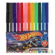 Фломастеры ХОТ ВИЛС 12цв, круглые Умка в кор.8*12шт | фото №0