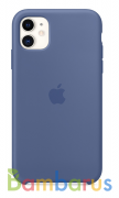 Чехол для Apple iPhone 11 Silicon Case Protect (Синий лён) | фото №0