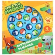 РЫБАЛКА "ИГРАЕМ ВМЕСТЕ" МИ-МИ-МИШКИ НА БАТ. РУССИФИЦ. В РУСС. КОР. 18,5*4,5*19,5СМ в кор.2*36шт | фото №0