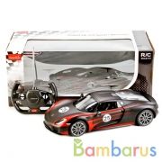 МАШИНА Р/У RASTAR PORSCHE 918 SPYDER PERFORMANCE 1:14 СО СВЕТОМ, ЦВЕТ В АССОРТ. В КОР. в кор.6шт | фото №0