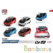 Машина металл. инерц. в ассорт. в дисплее уп-12шт в кор.2*6уп | фото №0