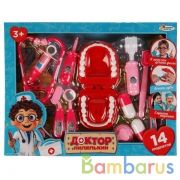 Набор доктора стоматолог, 14 предметов, "доктор пилюлькин", ИГРАЕМ ВМЕСТЕ в кор.2*18шт | фото №0
