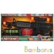 АВТОМАТ ИГРАЕМ ВМЕСТЕ НА БАТ. СВЕТ+ЗВУК, РУСС. ЧИП, С АКСЕСС. В РУСС. КОР. в кор.2*12шт | фото №0