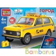 LADA конструктор LADA 4x4 ТАКСИ, 52 дет. (легко собрать) Город мастеров в кор.80шт | фото №0