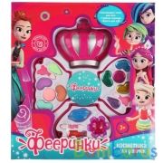 Косметика ДЛЯ ДЕВОЧЕК ФЕЕРИНКИ тени для век, помада, блеск для губ, короб МИЛАЯ ЛЕДИ в кор.2*36шт | фото №0